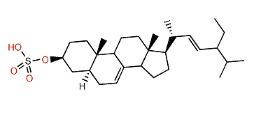 24-Ethyl-5a-cholesta-7,22-dien-3b-ol sulfate